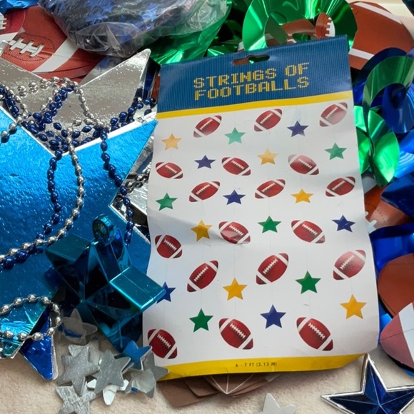 NFL Blue and Silver Star Decorations - Picture 4 of 8